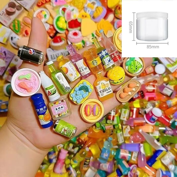 ミニチュアフードおもちゃ、レジン製ミニチュア、お菓子、飲み物 - Food Snacks Drinks のレビューと価格