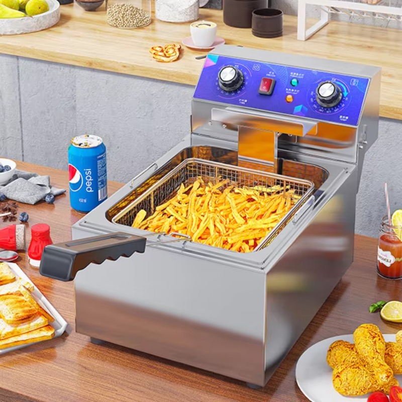 業務用電気フライヤー ステンレス製 スナック ミルク ショッ - Popcorn のレビューと価格